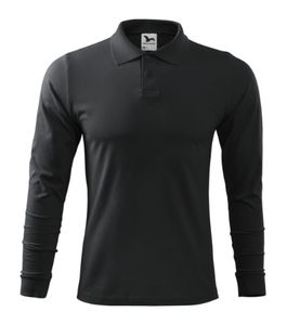 Malfini 211 - Single J. LS Polohemd Herren ebony gray