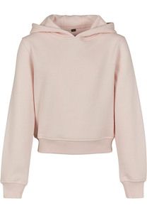 Build your Brand BY113 - Girls Cropped Sweat Hoody Rosa