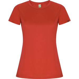 Roly CA0428 - IMOLA WOMAN Technisches Kurzarm-T-Shirt aus CONTROL DRY Gewebe aus recyceltem Polyester Red