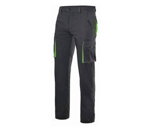 VELILLA V3024S - Zweifarbige Stretchhose mit mehreren Taschen Black / Lime