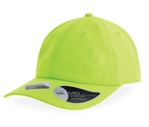 Atlantis AT211 - 6-Panel-Kappe mitten Visier Fluo Yellow