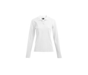Promodoro PM4605 - Langärmliges Poloshirt für Damen 220 Weiß
