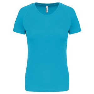 Proact PA439 - Damen Basic Sport Funktionsshirt Kurzarm Light Turquoise
