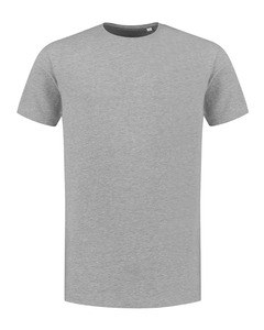 Lemon & Soda LEM1130 - T-Shirt Crewneck feine Baumwoll-Elasthan Grey Heather