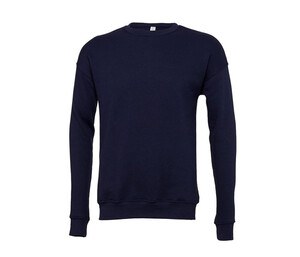 Bella+Canvas BE3945 - Unisex-Rundhals-Sweatshirt Navy