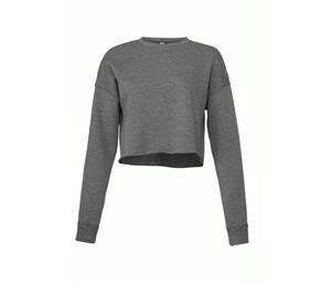 Bella+Canvas BE7503 - Kurzes Rundhals-Sweatshirt Dunkelgrau