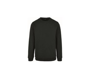 Build Your Brand BYB003 - Rundes Nacken -Sweatshirt Black