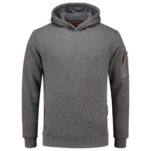 Tricorp T42 - Premium Hooded Sweater Sweatshirt Herren stone melange