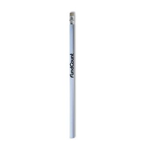 GiftRetail KC2494 - STOMP Bleistift mit Radiergummi Weiß