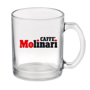 GiftRetail MO6118 - SUBLIMGLOSS Kaffeebecher aus Glas 300 ml Transparent