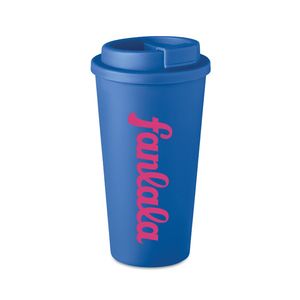 GiftRetail MO6244 - TUESDAY Doppelwandiger Becher 475ml Blue