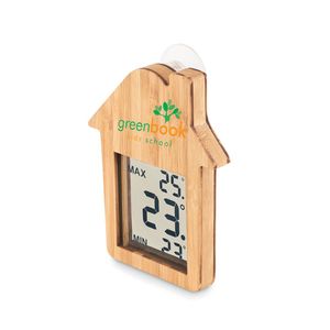 GiftRetail MO6468 - HISA Thermometer Wood