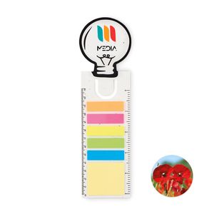 GiftRetail MO6512 - IDEA SEED Samenpapier Lesezeichen Weiß