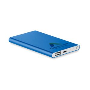 GiftRetail MO8735 - POWERFLAT Powerbank 4000 mAh Königsblau