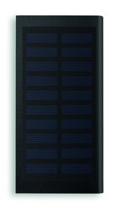 GiftRetail MO9051 - SOLAR POWERFLAT Solar Powerbank 8000 mAh Schwarz
