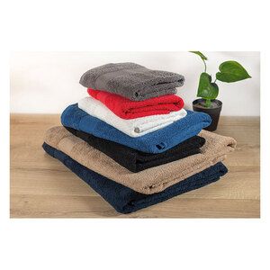 GiftRetail MO9933 - MERRY Handtuch Organic Cotton Rot