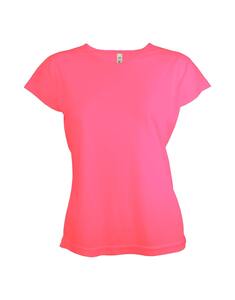 Mustaghata GAZELLE - Aktives T-Shirt für Frauen 125 g Col en u Fuschia