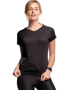 Mustaghata GAZELLE - Aktives T-Shirt für Frauen 125 g Col en u Schwarz