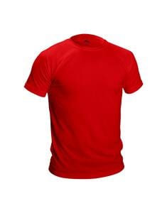 Mustaghata RUNAIR - Aktives T-Shirt für Männer kurze Ärmel Rot