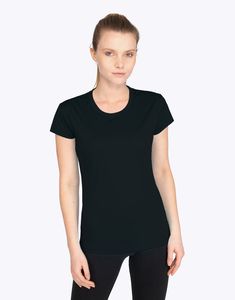 Mustaghata SALVA - Frauen aktives T-Shirt Polyester Spandex 170 g/m² Schwarz