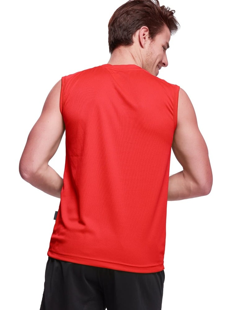 Mustaghata SPRINT - Fontion Polyester ärmelloses T-Shirt V