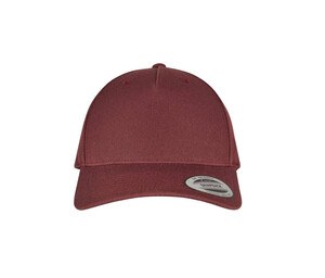 FLEXFIT F5789M - 5-PANEL PREMIUM CURVED VISOR SNAPBACK CAP Kastanienbraun