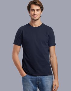 Les Filosophes DESCARTES - Herrenbioletten-Baumwoll-T-Shirt in Frankreich gemacht Navy