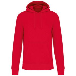 Kariban K4027 - Men's eco-friendly hooded sweatshirt Red