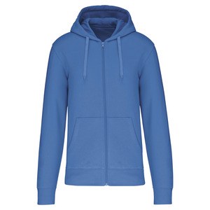 Kariban K4030 - Umweltfreundliches Kapuzensweatshirt mit Reißverschluss Herren Light Royal Blue