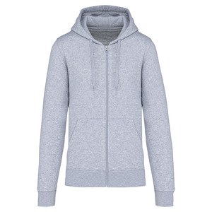 Kariban K4030 - Umweltfreundliches Kapuzensweatshirt mit Reißverschluss Herren Oxford Grey