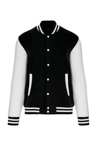 Kariban K497 - College Jacke Unisex Black / White