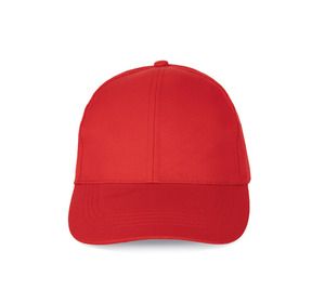 K-up KP156 - Polyester-Sportkappe mit 6 Panels Red