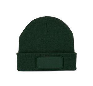 K-up KP890 - Recycelte Mütze mit Patch Forest Green