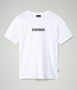 NAPAPIJRI NP0A4GDR - Kurzarm-T-Shirt S-Box Bright White