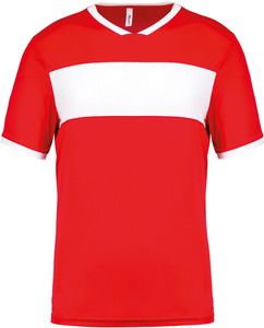 Proact PA4001 - Kurzarm-Trikot für Kinder Sporty Red / White