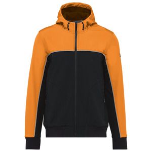 WK. Designed To Work WK450 - 3-lagiger zweifarbiger Unisex-Softshell-Blouson Black / Orange