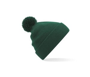 BEECHFIELD BF426B - JUNIOR ORIGINAL POM POM BEANIE Bottle Green