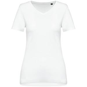 Kariban Premium PK305 - Supima® Damen-T-Shirt mit V-Ausschnitt und kurzen Ärmeln