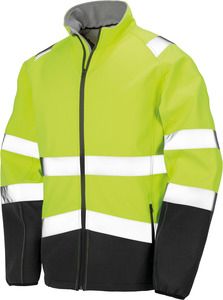 Result R450X - SOFTSHELL JACKE Fluorescent Yellow / Black