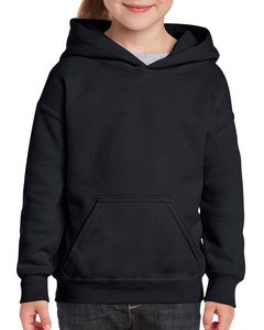 Gildan GIL18500B - Pullover mit Kapuze HeavyBlend für Kinder Schwarz