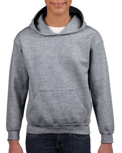 Gildan GIL18500B - Pullover mit Kapuze HeavyBlend für Kinder Graphite Heather