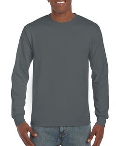 GILDAN GIL2400 - T-shirt Ultra Cotton LS Holzkohle