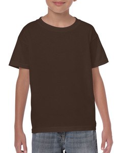 Gildan GIL5000B - T-Shirt schwere Baumwoll-SS für Kinder Dunkle Schokolade