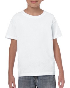 Gildan GIL5000B - T-Shirt schwere Baumwoll-SS für Kinder Weiß