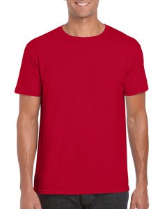 Gildan GIL64000 - T-Shirt Softstyle SS für ihn Kirschrot