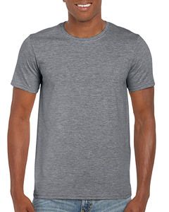 Gildan GIL64000 - T-Shirt Softstyle SS für ihn Graphite Heather
