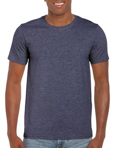 Gildan GIL64000 - T-Shirt Softstyle SS für ihn Heather Navy