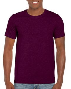 Gildan GIL64000 - T-Shirt Softstyle SS für ihn Kastanienbraun