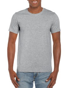 Gildan GIL64000 - T-Shirt Softstyle SS für ihn Sports Grey