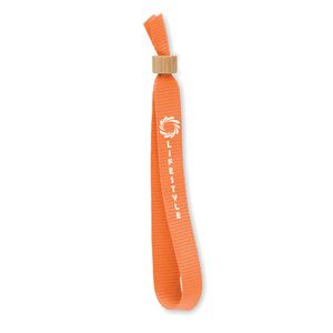 GiftRetail MO6706 - FIESTA Armband RPET-Polyester Orange